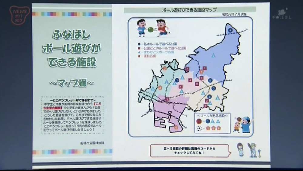 ふなばしボール遊びできる公園 ルール作成 チバテレ プラス