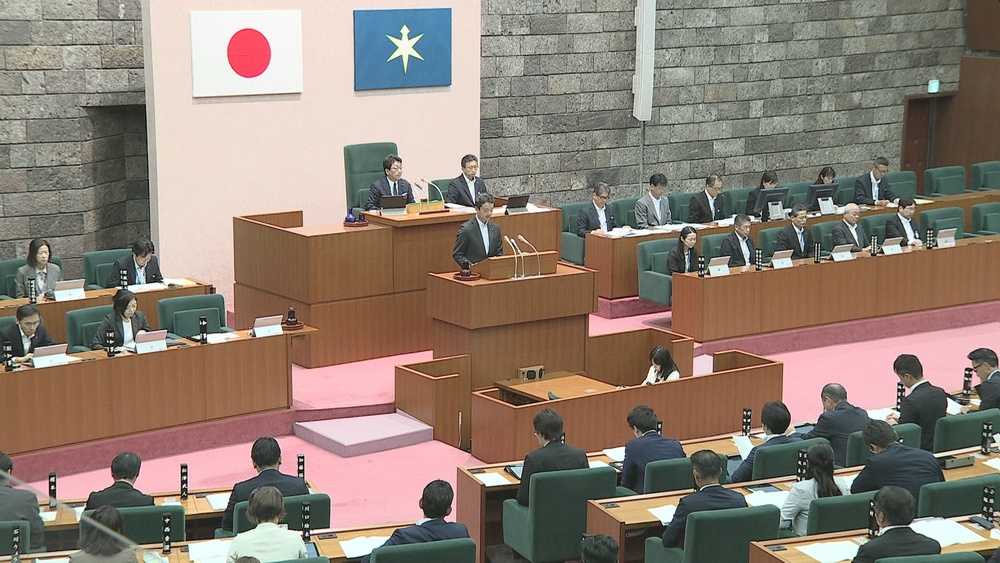 総合計画案や９月補正予算案など３１議案を審議　９月定例千葉県議会が開会