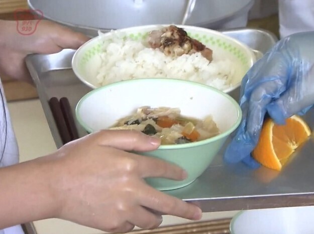 千葉市の小学校 ３か月ぶりの給食