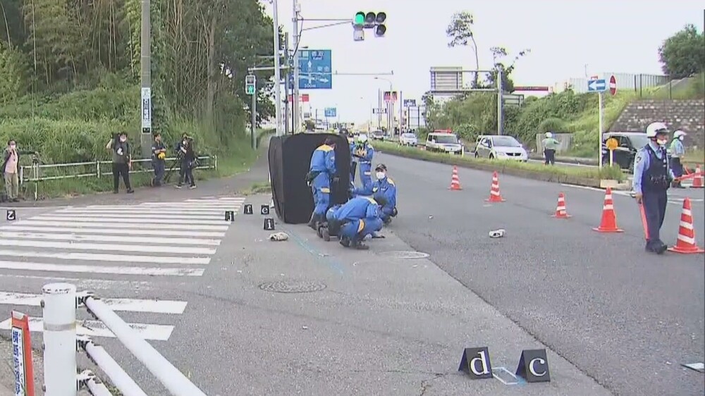 千葉県成田市での１０代男女２人死傷事故　信号無視の運転手男　起訴内容認める