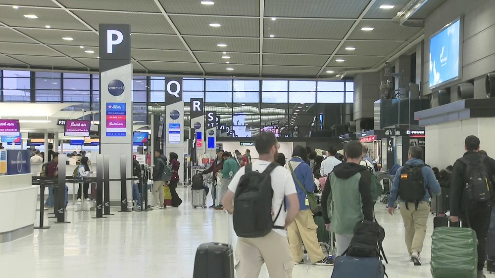 「ＧＷを海外で」成田空港で出国ラッシュスタート　ピークは４月２５日の約５万人