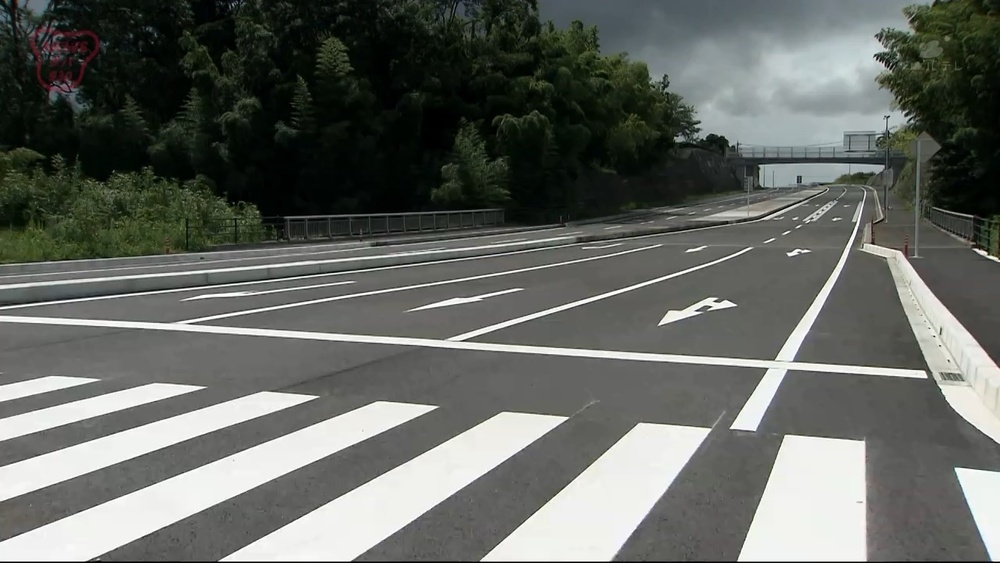 県道鴨川線バイパスが開通