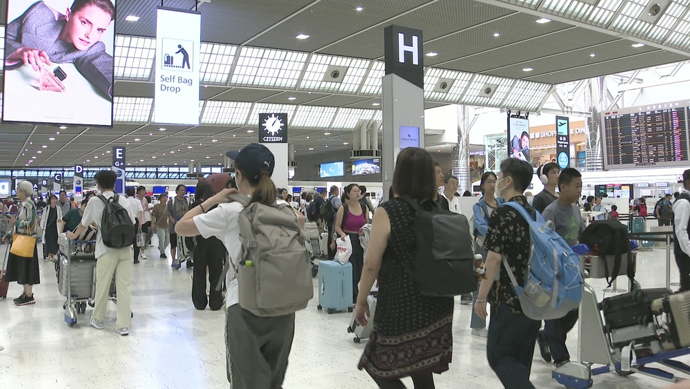 外国人旅客数過去最多　２０２５年度上期１１５９万人　成田空港国際線