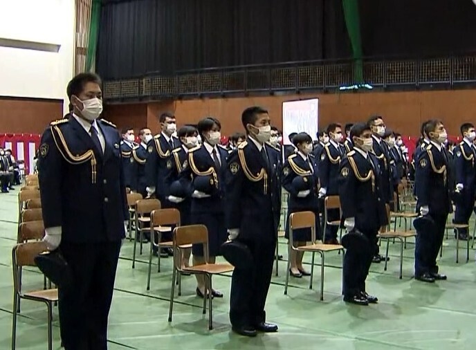 千葉県の警察学校で入校式 500人が新たな第一歩 チバテレ プラス