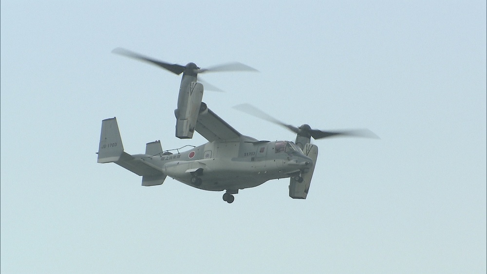 陸自木更津駐屯地のオスプレイ１７機　７月６日から複数回に分けて全機佐賀に移動