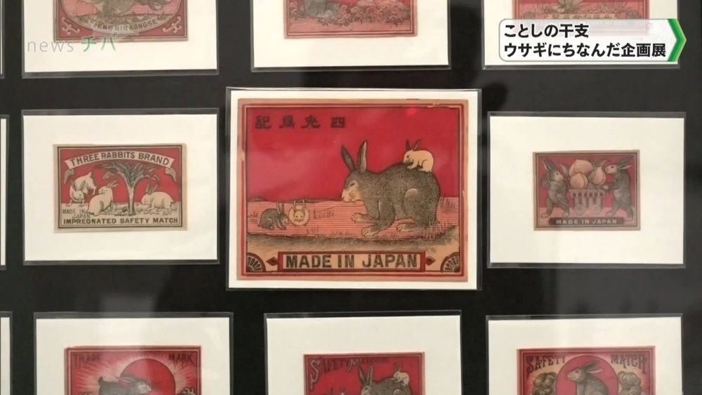 2023年の干支「ウサギ」にちなんだ企画展 千葉県立中央博物館で開催中