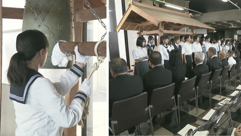 「身の回りから平和を」平和使節団の中学生が報告　千葉県佐倉市で戦没者追悼式典