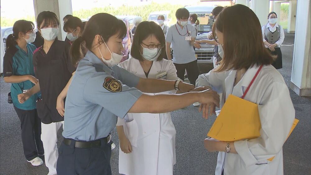 “患者や医療従事者を守る” 病院で防犯教室