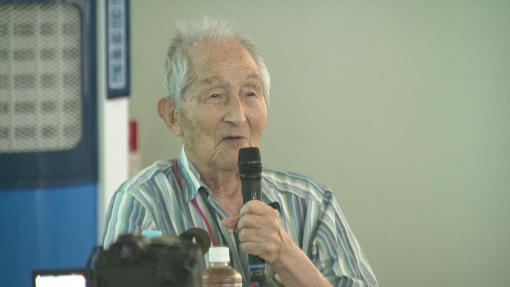 「鉄の破片が残り８０年経ても毎晩痛む」戦艦武蔵の元乗組員が千葉県勝浦市で講演