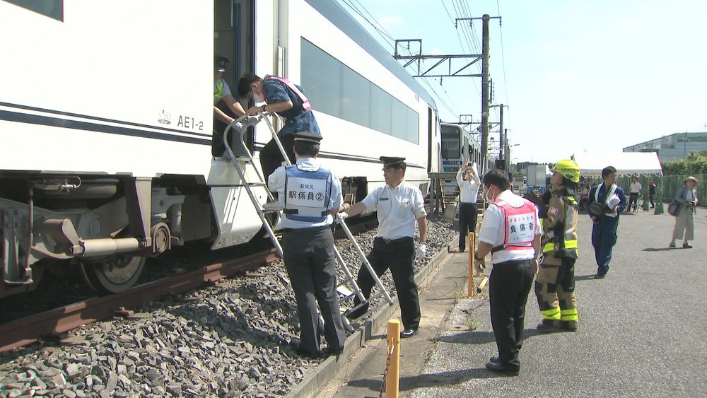 北総鉄道で８年ぶりにスカイライナー内での爆発等不審物対応訓練　約１２０人参加