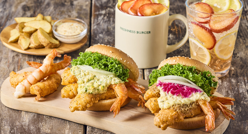ブランド海老「神の海老」がバーガーに！　贅沢に３尾使う限定メニューを味わう秋