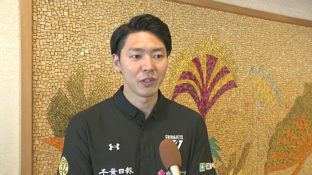 地元出身の千葉ジェッツ田代選手　来期へ「優勝が使命」　選手ら船橋市役所訪問