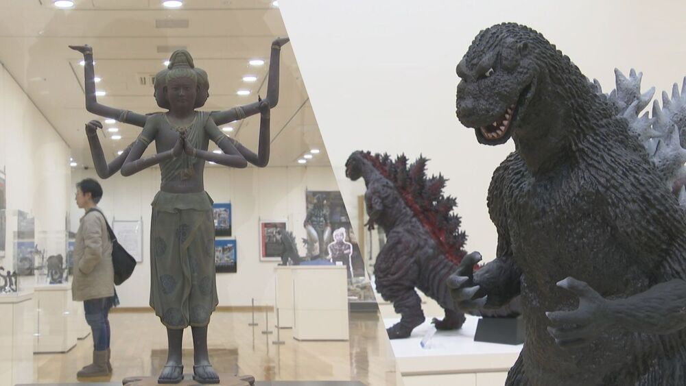 老舗模型メーカー「海洋堂」 珠玉のフィギュアが勢ぞろい　成田市で企画展