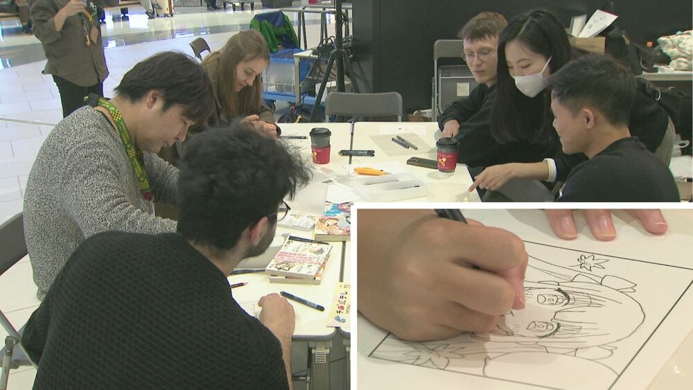 日本を発つ前に素敵な思い出を　成田空港で初の漫画体験イベント開催