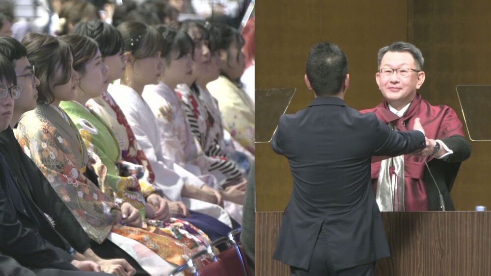 千葉大卒業式 新たな門出「挑戦を続けて自らの世界を広げて」