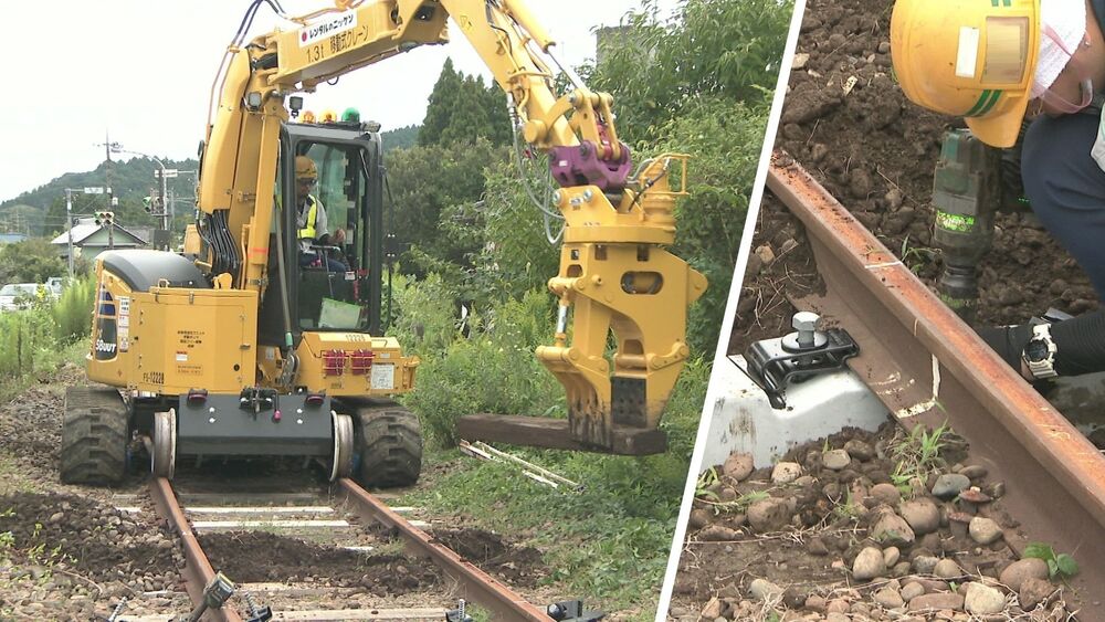 脱線事故から1年あまり　運休が続く中、復旧に向けて取り組むいすみ鉄道のいま