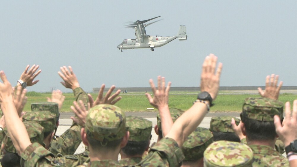 千葉県・木更津駐屯地へのオスプレイ暫定配備終了　１７機すべてが佐賀県へ