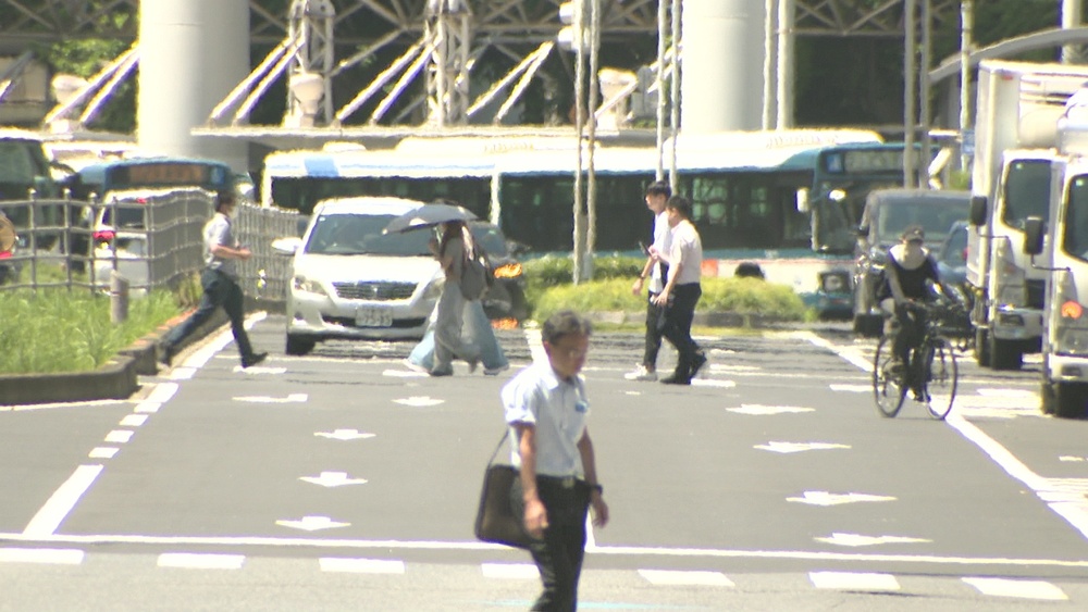 千葉市で３５．６℃　今年初の猛暑日を記録　道路からかげろうも　熱中症に注意