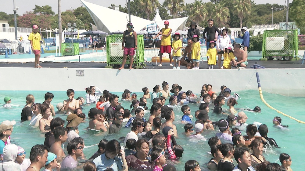 「ちゃんと後ろも前も見て、頑張りました」子どもたちがプール監視員体験　千葉市