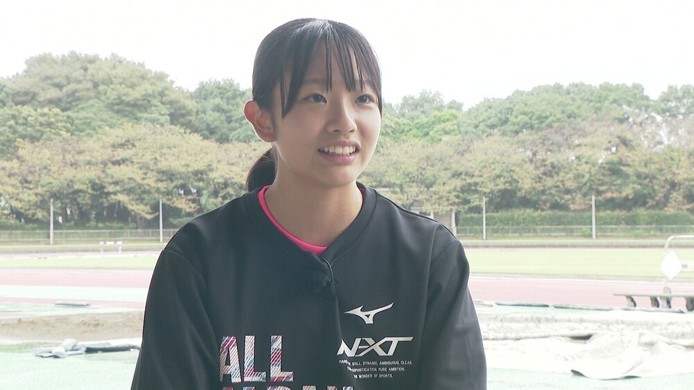 全国２冠を達成！千葉・浦安の入船中３年岡嶋莉子選手　Ｕ１６女子１００ｍで優勝