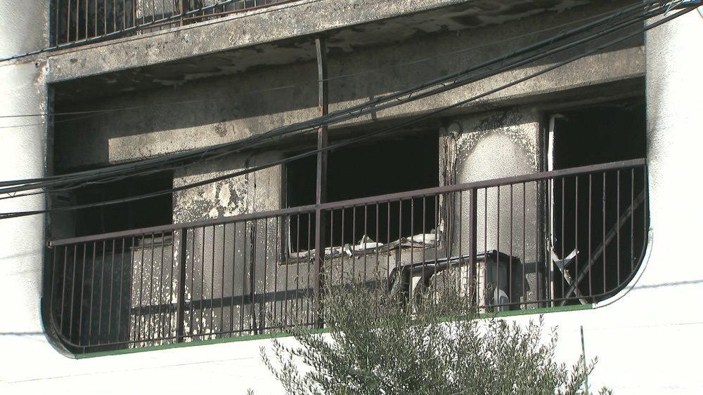 松戸市でマンション火災　２階の部屋から１人の遺体　７０代男性と連絡取れず