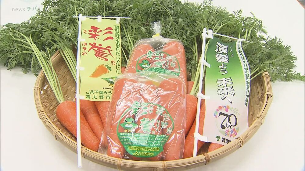 「えぐ味なく甘い」ブランドニンジン”綾誉”に市長も太鼓判／千葉県習志野市