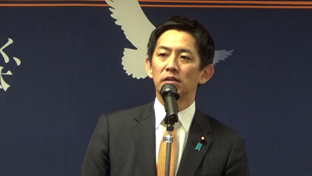 自民党総裁選に立候補の小林氏陣営出陣式　千葉県選出の国会議員５人が出席