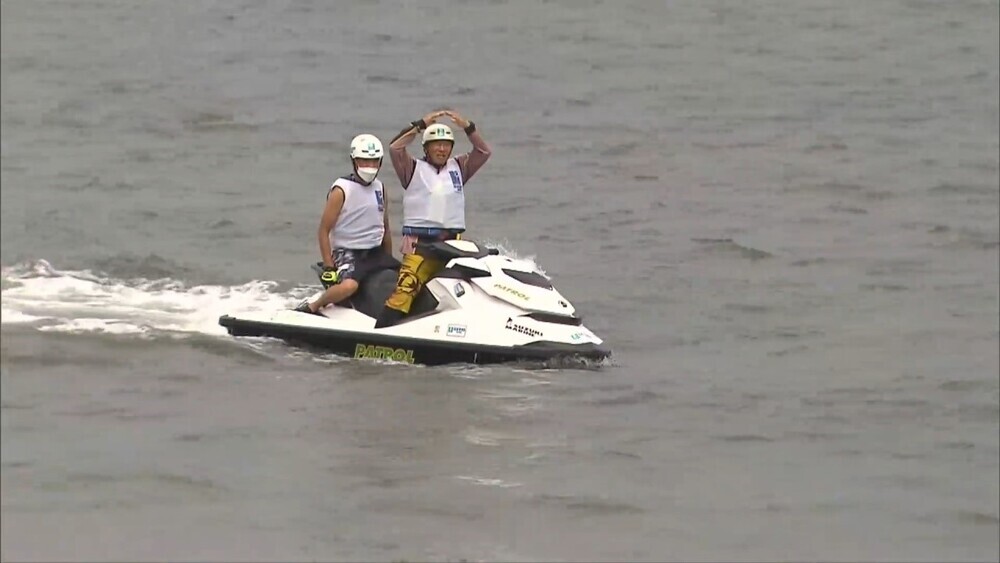 水上バイク ルールを守って操縦を 富津岬周辺で注意呼びかけ