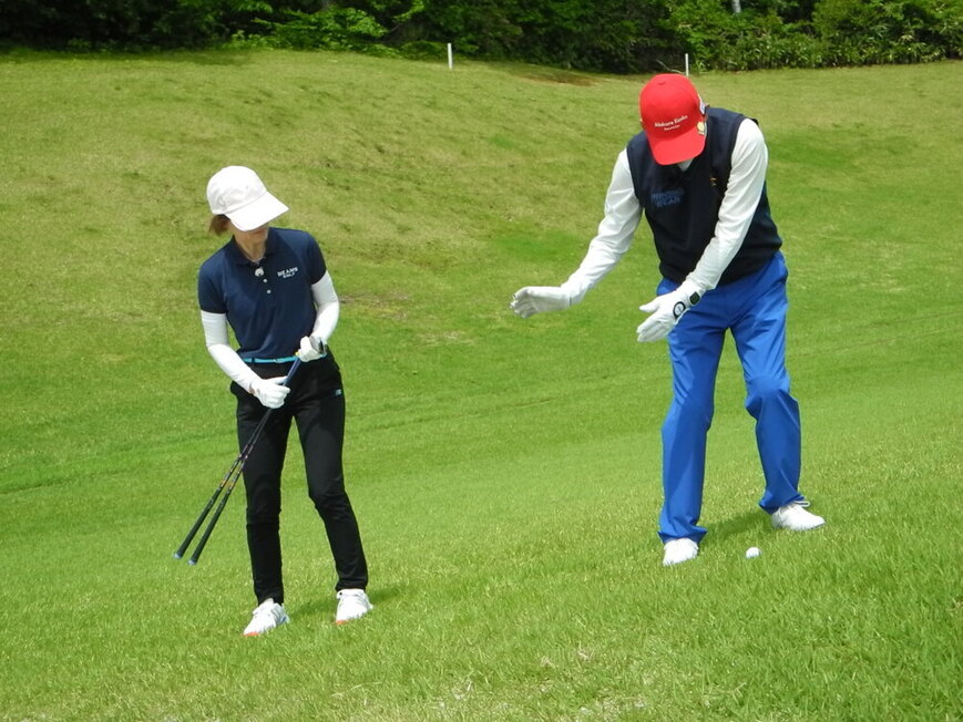 牧野裕のEnjoy Golf～左足上がり、前上がりのアプローチについて～