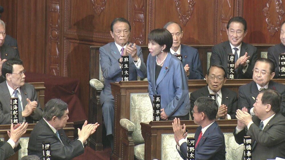 憲政史上初の女性首相に自民・高市氏　熊谷千葉県知事「政策の着実な進展に期待」