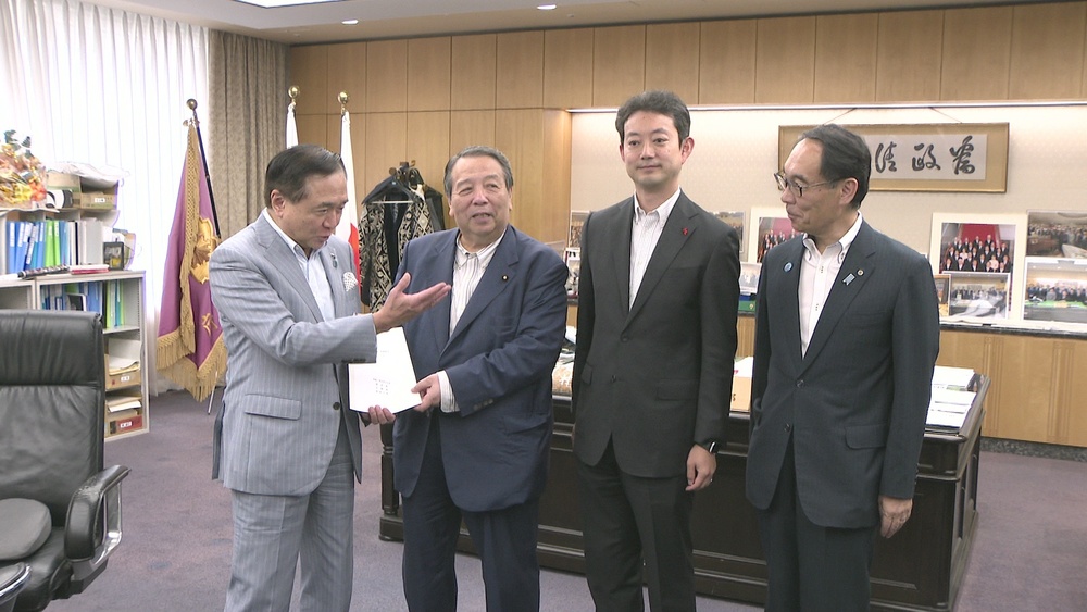 千葉など東京隣接の３知事　都との格差拡大は税源の偏在　総務大臣に是正を要望