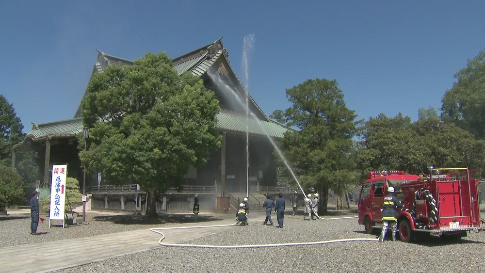 「災害に柔軟な対応ができるよう」　成田山新勝寺で大地震を想定した防災訓練