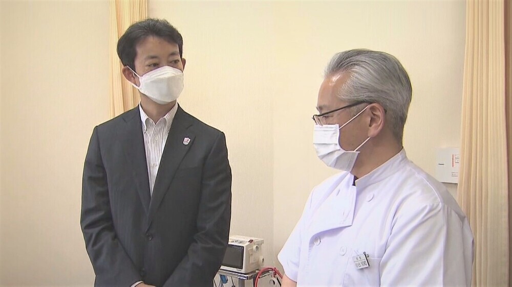 ５類移行から約３週間 　熊谷知事　千葉県内医療機関を視察