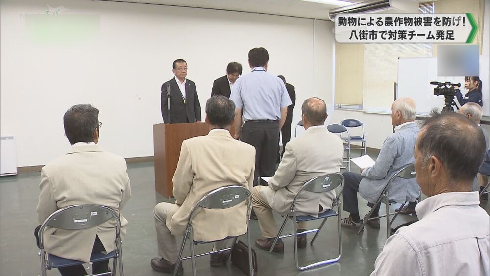 動物による農作物被害を防げ！地元猟友会らで対策チーム発足　千葉県八街市