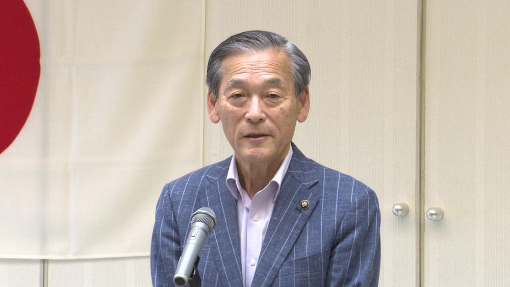 「新しいことに挑戦していくことを忘れないで」本郷谷松戸市長　退庁式であいさつ
