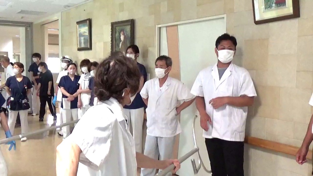 不審者などが暴れる事態に備え　千葉県茂原市で医療従事者に向けた防犯訓練