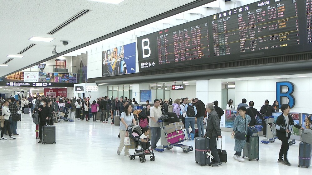 【帰国ピークの成田空港】２０２５年GWの出入国者数　約１１７万人