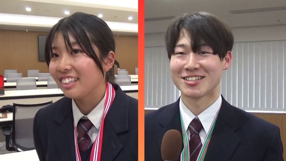 ソフトボール・自転車競技で全国制覇！　千葉経大附高校生が千葉市長に喜び報告