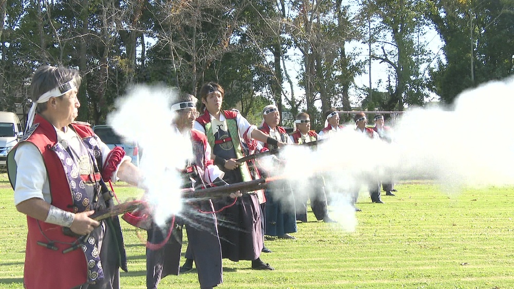 火縄銃の音響く「御成街道祭り」　歴史遺産を次世代へ　千葉・八街市