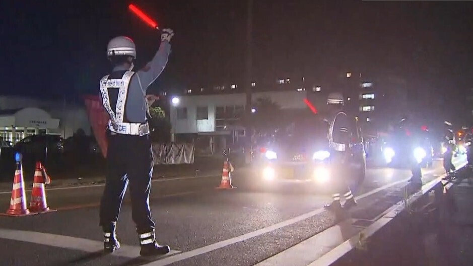千葉県八街市の幹線道路で飲酒運転の検問を実施 チバテレ プラス 千葉県八街市の幹線道路で飲酒運転の検問を実施 チバテレ プラス