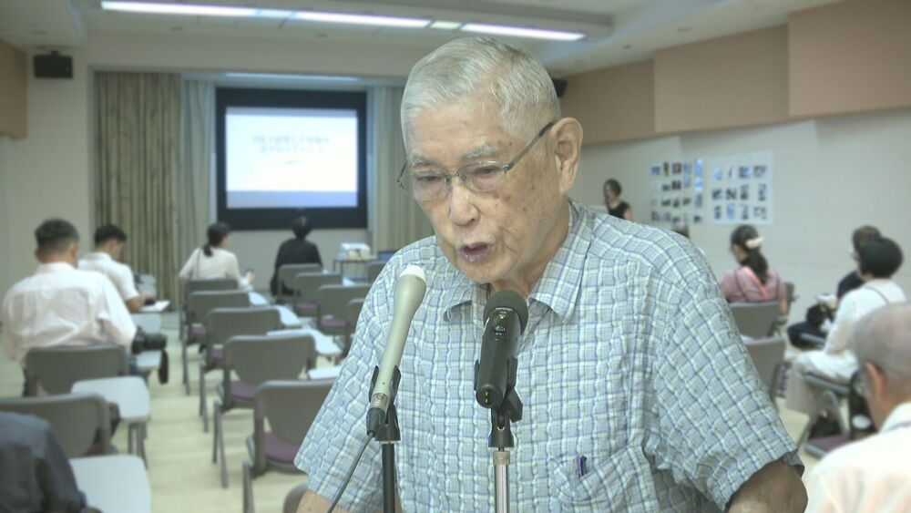 「２度とあってはいけない」長崎で被爆した男性　千葉市内で被爆体験語る