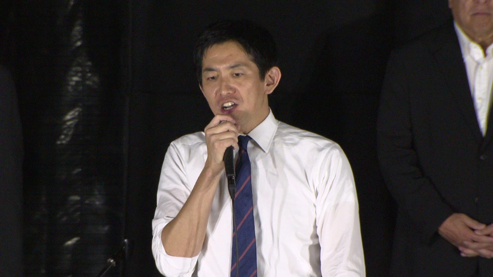 自民党総裁選に出馬の小林鷹之氏　千葉県内で告示後初の演説行い支持を呼びかけ