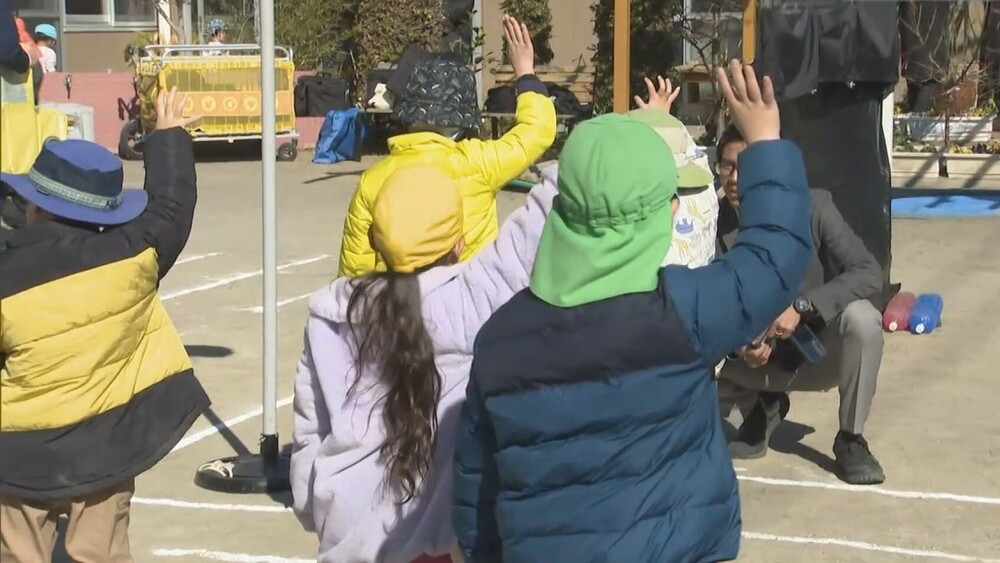 「とまる・みる・まつ」を守ってね　就学前の園児に交通安全教室　浦安市 