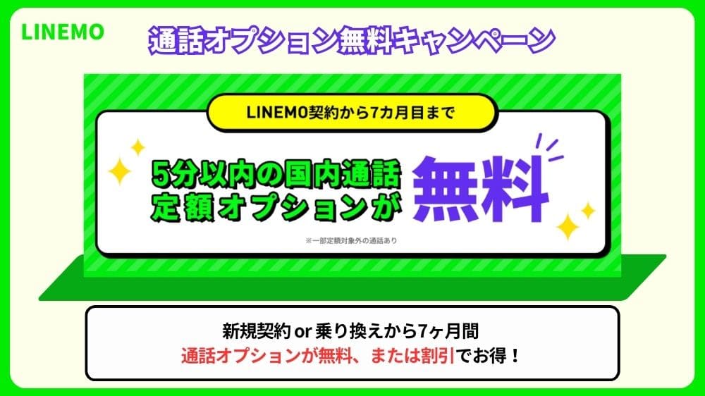 LINEMO キャンペーン