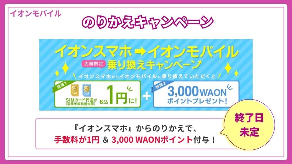 イオンモバイル キャンペーン
