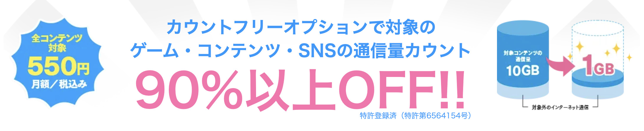 リンクスメイト カウントフリー