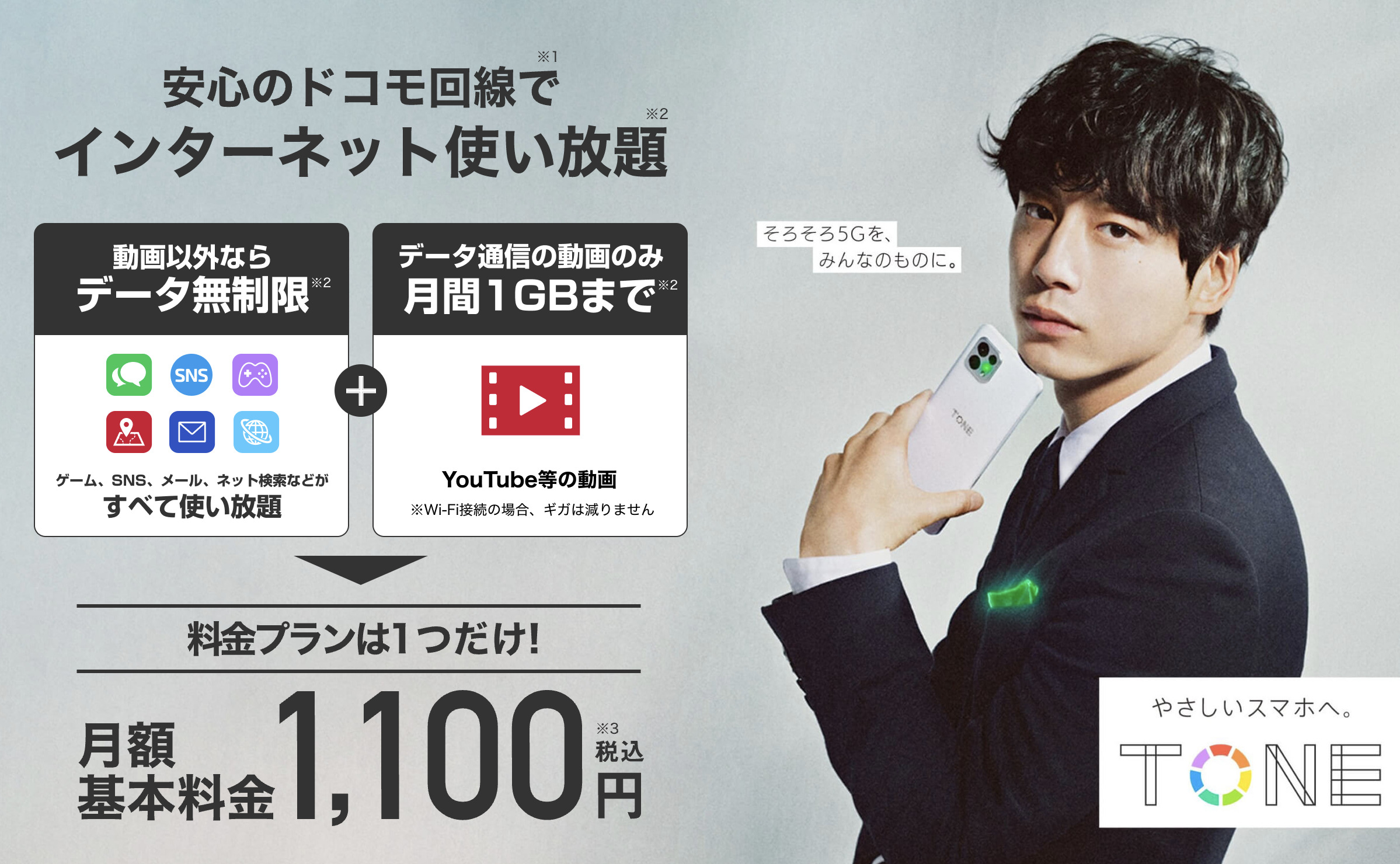 トーンモバイル