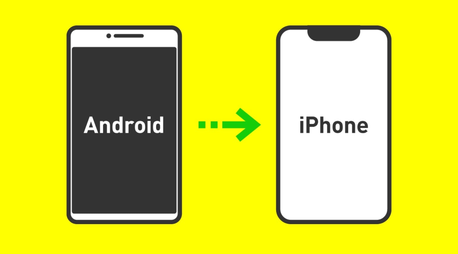 ““AndroidとiPhoneの違い””