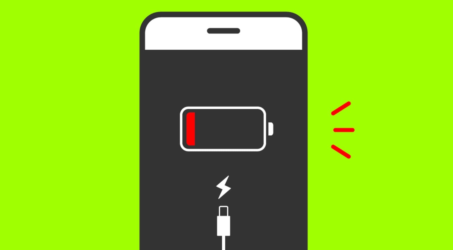 ““iPhoneバッテリー残量に注意””