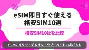 eSIM すぐ使える